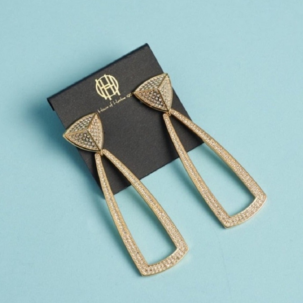 House of harlow hanging earrings crystal
